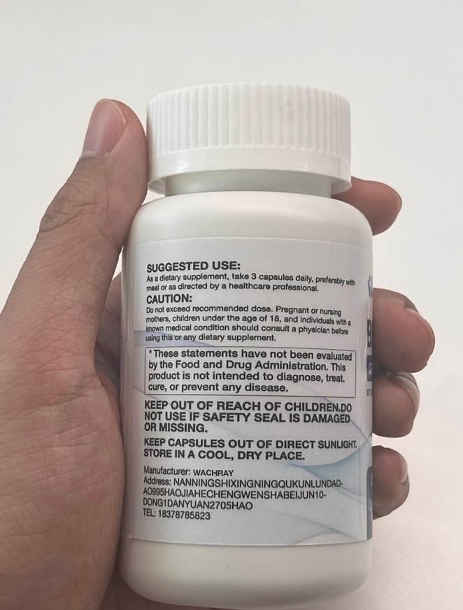 WACHRAY Berberine Supplement Capsules 450