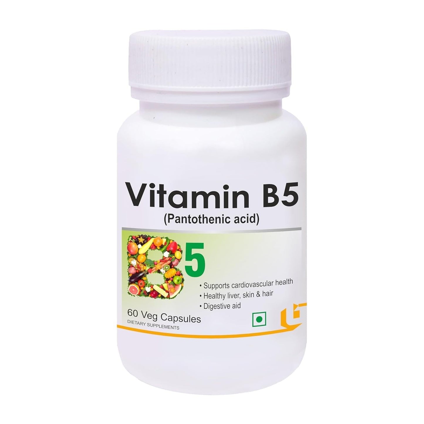 Generic Vitamin B5 (Pantothenic Acid) Supplement Capsule 60 Count