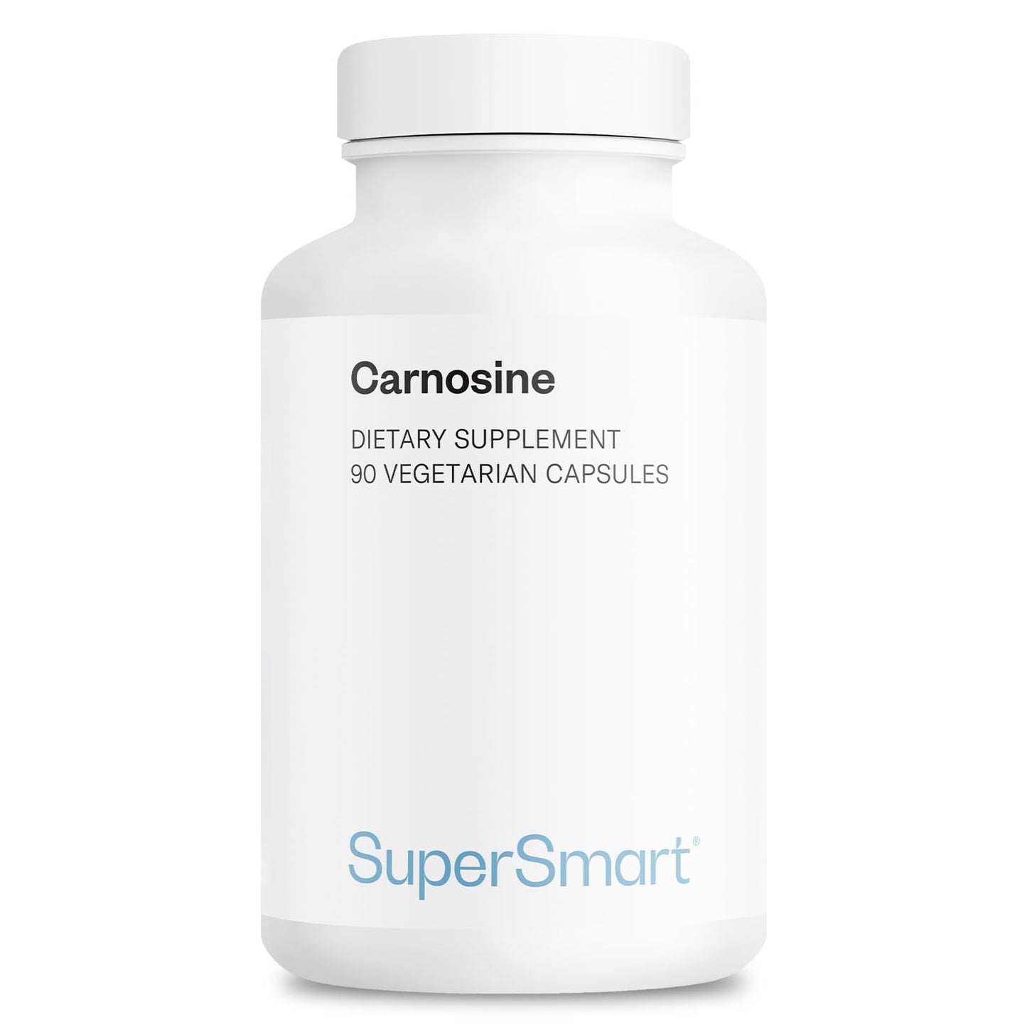 Supersmart Carnosine 1500mg per Day (High Potency) Dipeptide L-Carnosine Supplement, Non-GMO, 90 Vegetarian Capsules