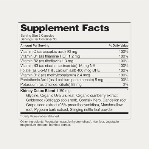 Snap Supplements Prostate Health Support Capsule Bundle (90 Capsules) & Kidney Health Support Capsule Bundle (60 Capsules)