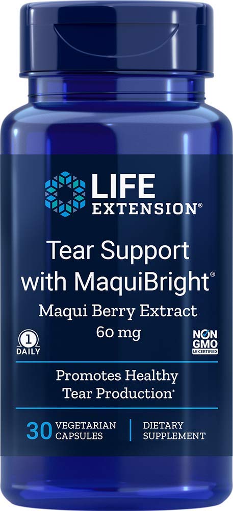 Life Extension Tear Support with MaquiBright 60 mg Capsules 30