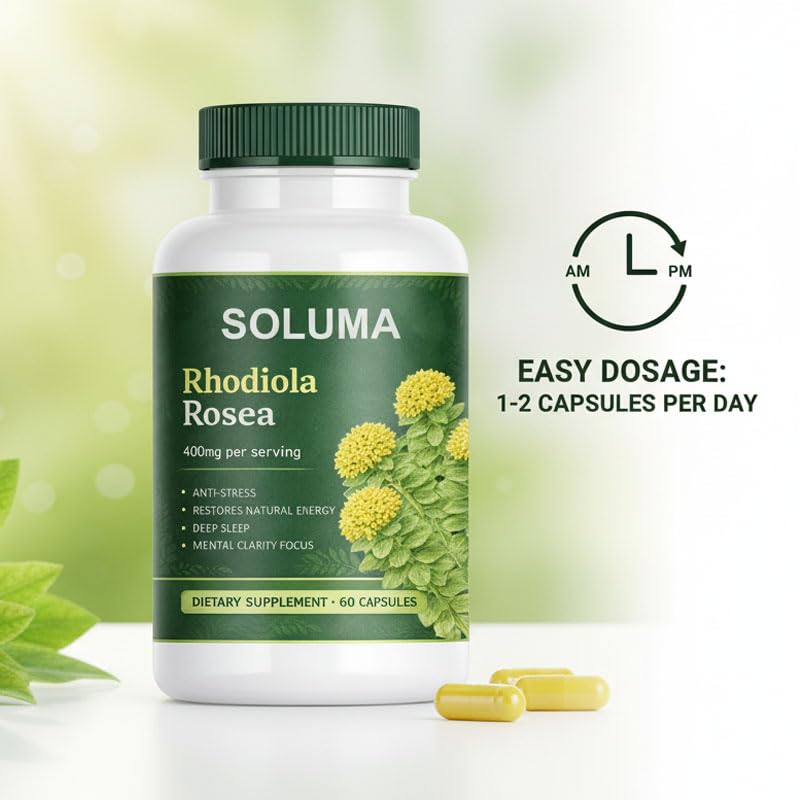 Skinclean Soluma Rhodiola Rosea Capsule, 60 Capsules