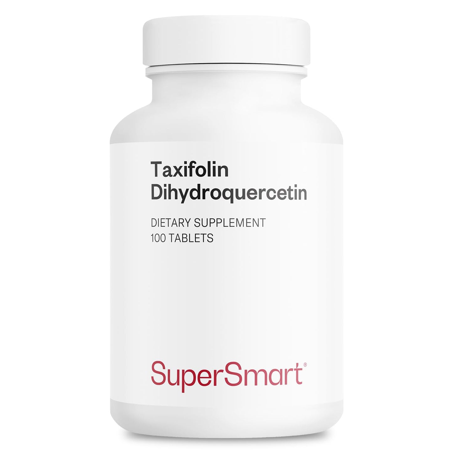 Supersmart Taxifolin Dihydroquercetin 60mg per Day (90% DHQ) with Russian Siberian Dahurian Larch Tree Extract Antioxidant Bioflavonoid Tablets, 100 Count