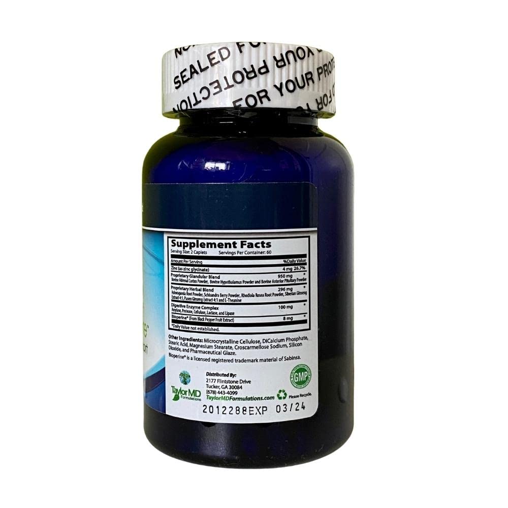 Taylor MD AdrenaCare Adrenal Support Caplets 120