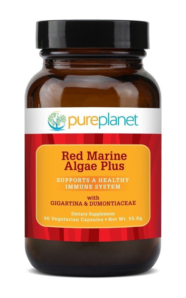 PURE PLANET Red Marine Algae Plus Powder 90 Count