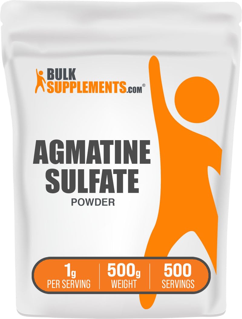 BulkSupplements Agmatine Sulfate Powder 17.63 oz