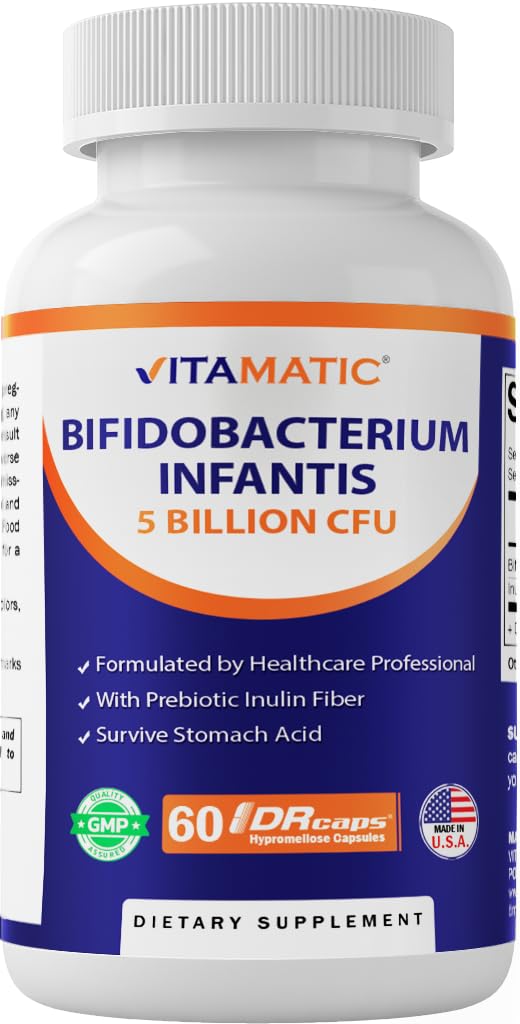 Vitamatic Bifidobacterium Infantis 5 Billion per DR Capsule, 60 Count