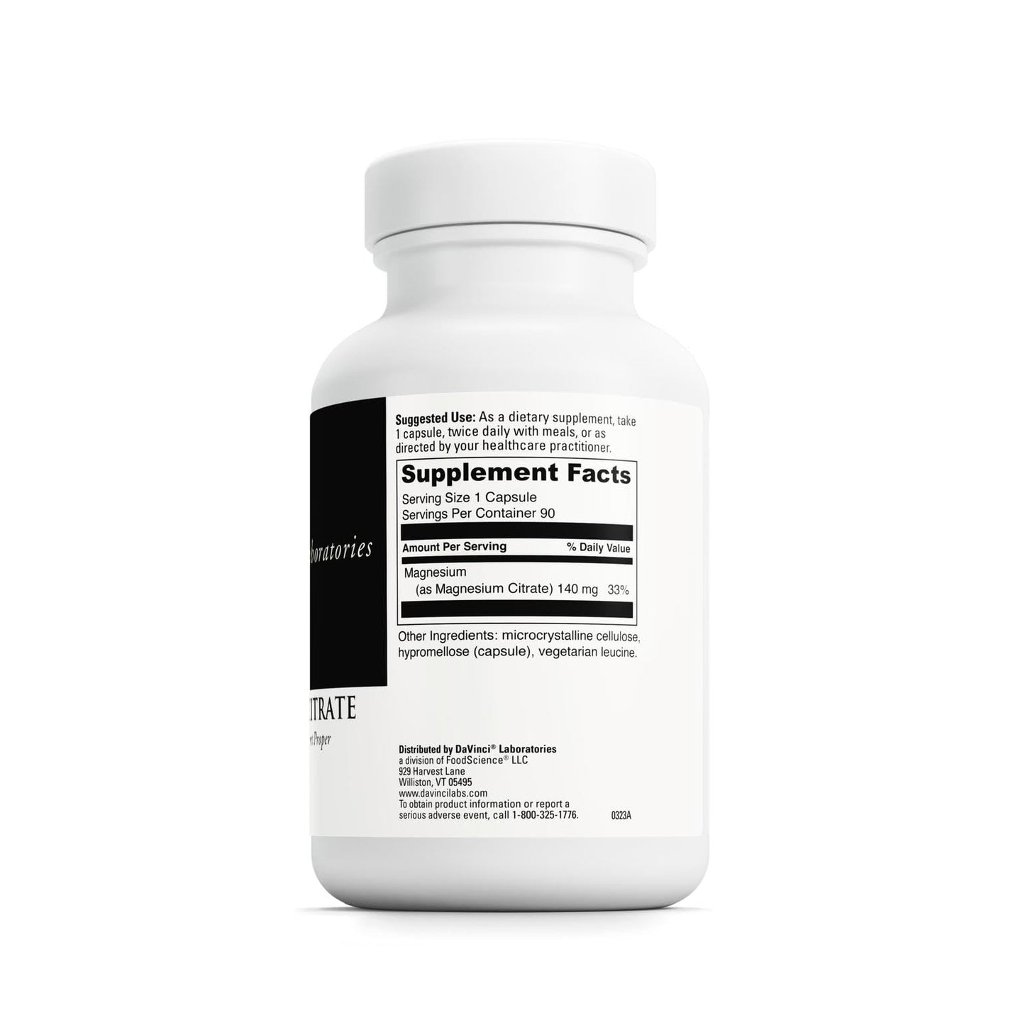 DAVINCI Magnesium Citrate Tablet, 90 Count