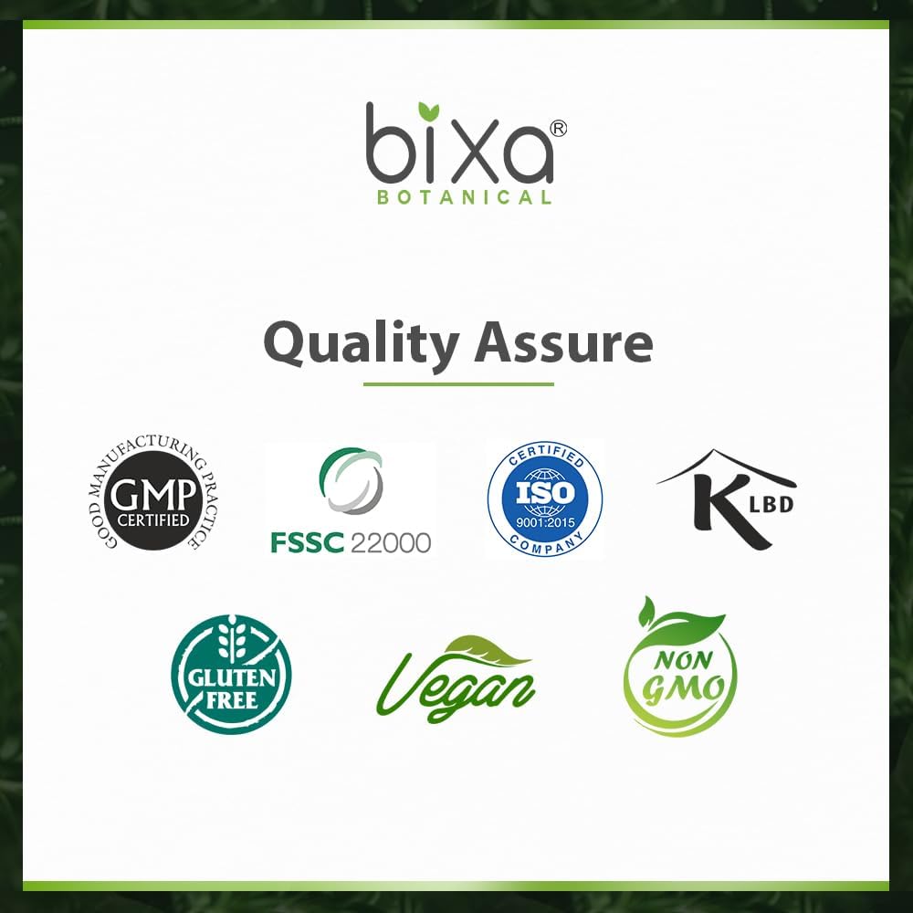 bixa BOTANICAL Boswellia Serrata Extract 65% Boswellic Acid Capsules 60 Count
