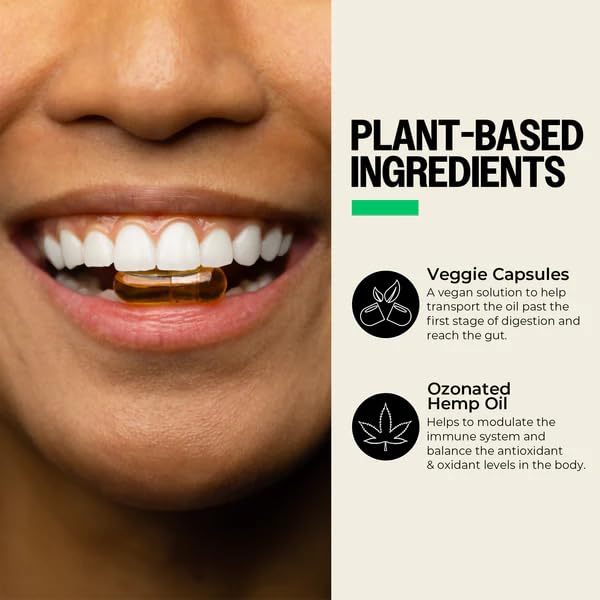PurO3 Hemp Seed Oil Capsules 90 Capsules