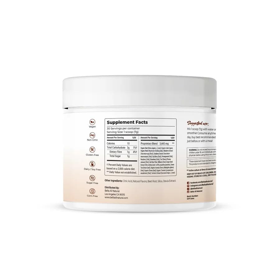 Bella All Natural Ganoderma Powder 1 Count
