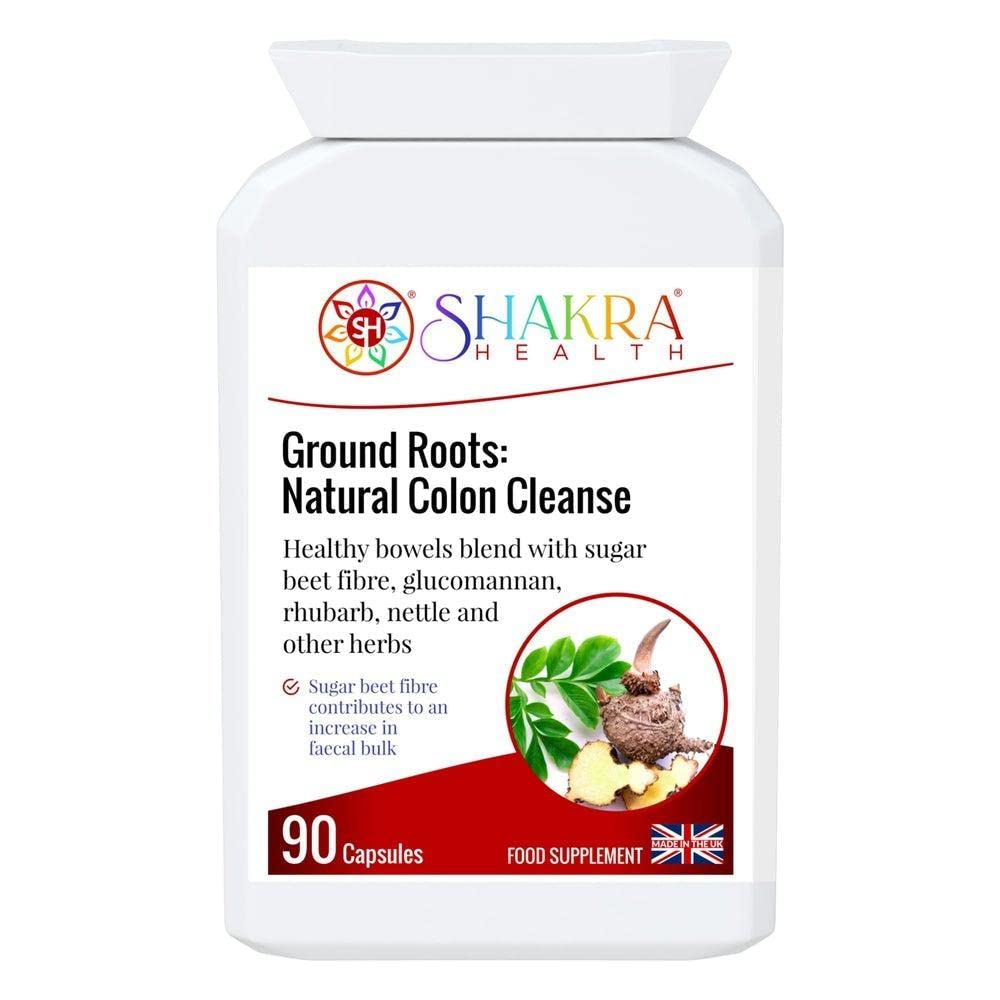 SH SHAKRA HEALTH Ground Roots: Natural Colon Cleanse Capsule, 1 Count