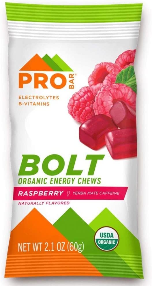 PROBAR Bolt Organic Energy Chews Orange and Raspberry, 25.2 oz