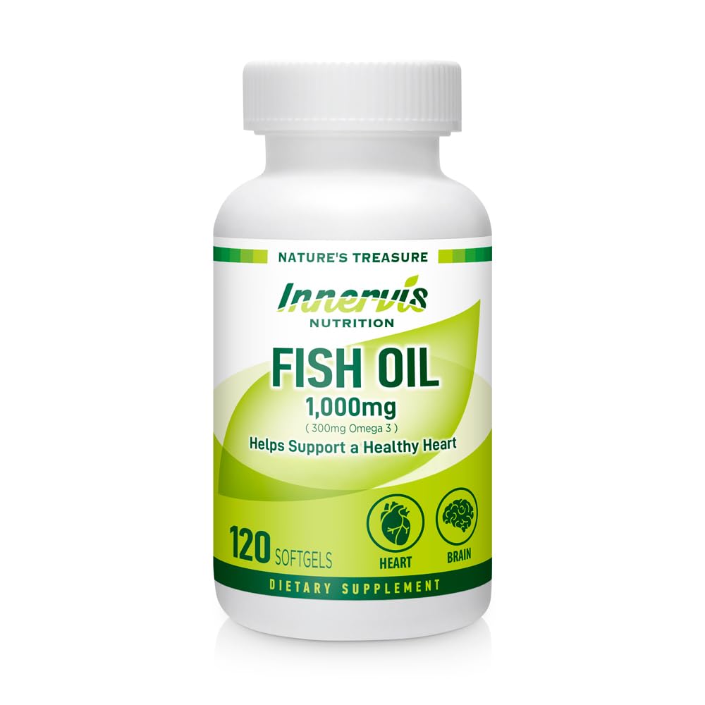 INNERVISNUTRITION Fish Oil 1000mg Softgels 120
