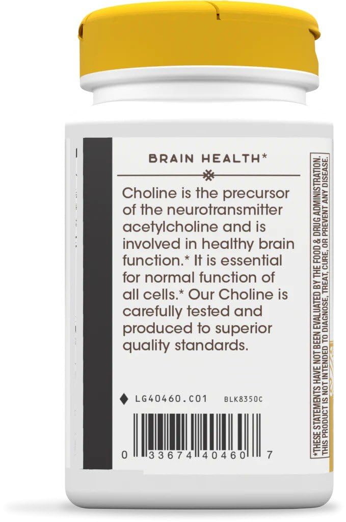 Nature's Way Choline 200 Tablets