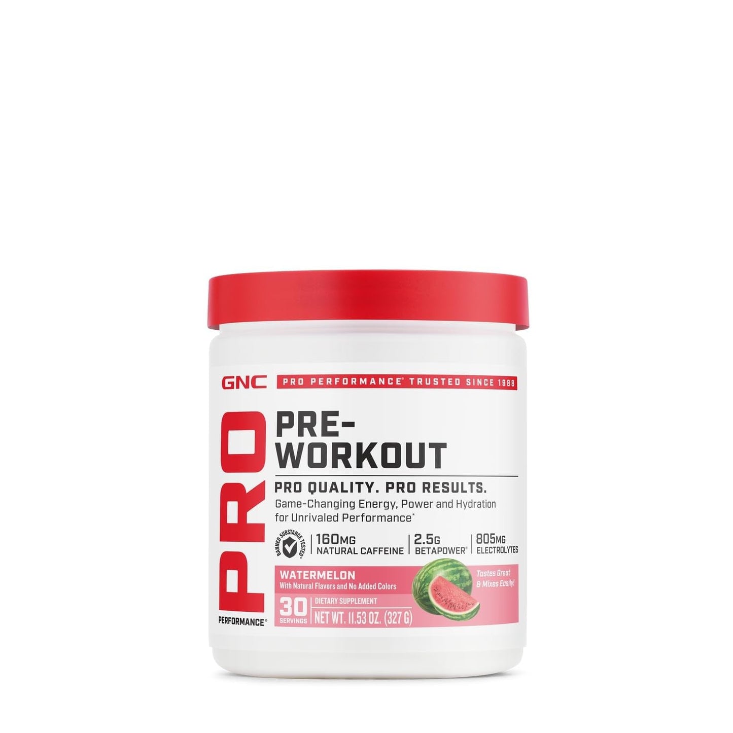 GNC Pro Performance Pre Workout Powder 11.53 Ounce