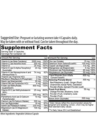 Sprigs.life Mama Bear Prenatal Vitamins Capsule, 120 Count