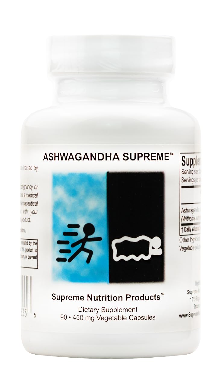 Supreme Nutrition Products Ashwagandha Supreme Capsules 90 Count