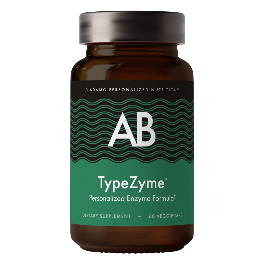 D'Adamo Personalized Nutrition TypeZyme Digestive Enzyme (Blood Type AB) Capsule 60 Count
