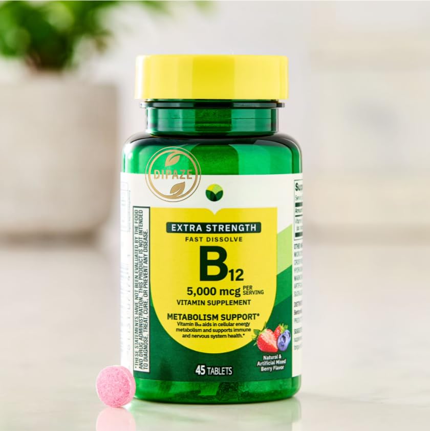 Generic Vitamin B12 Fast Dissolve Tablets 5000 mcg, 45 Tablets
