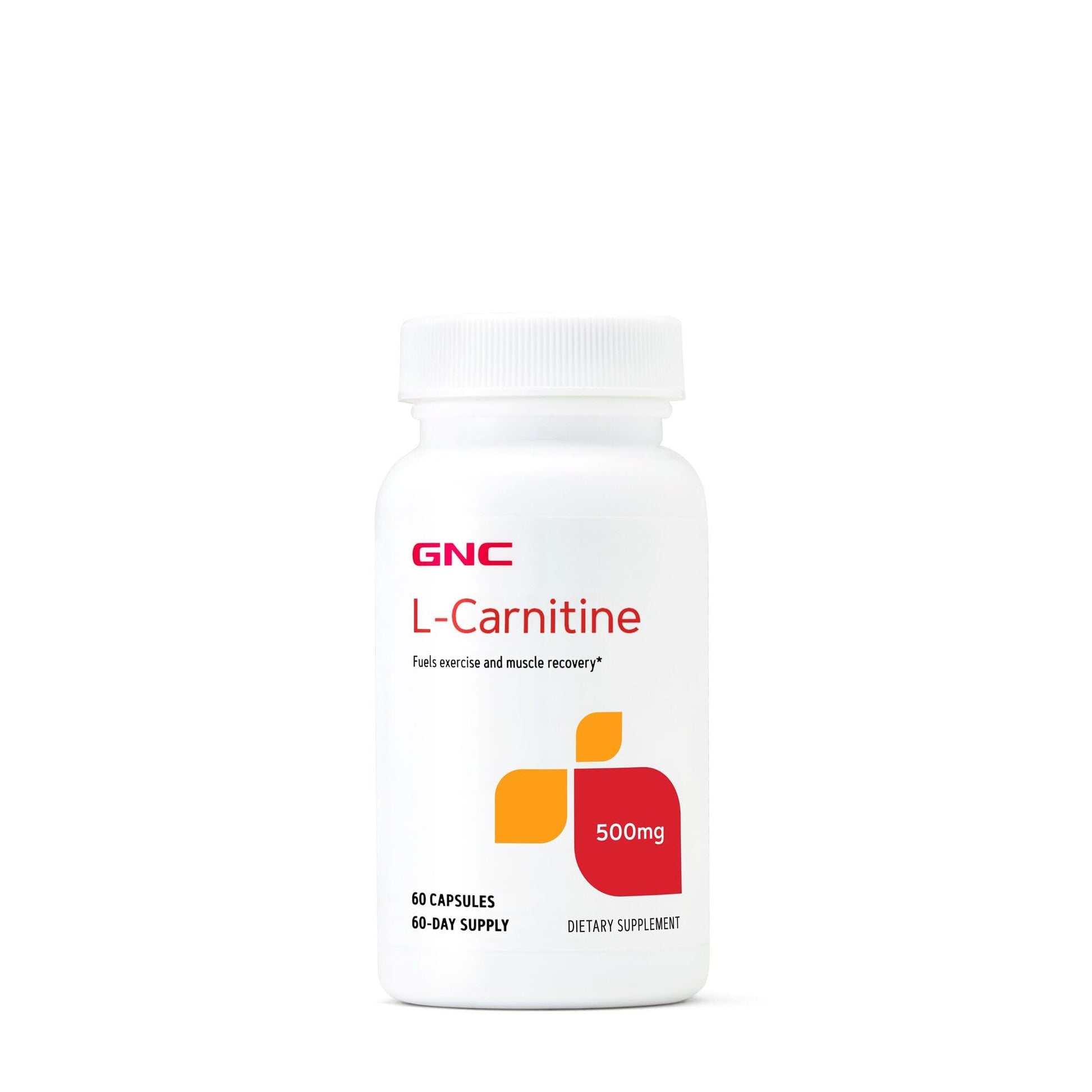 GNC L-Carnitine 500mg Capsules, 60 Count