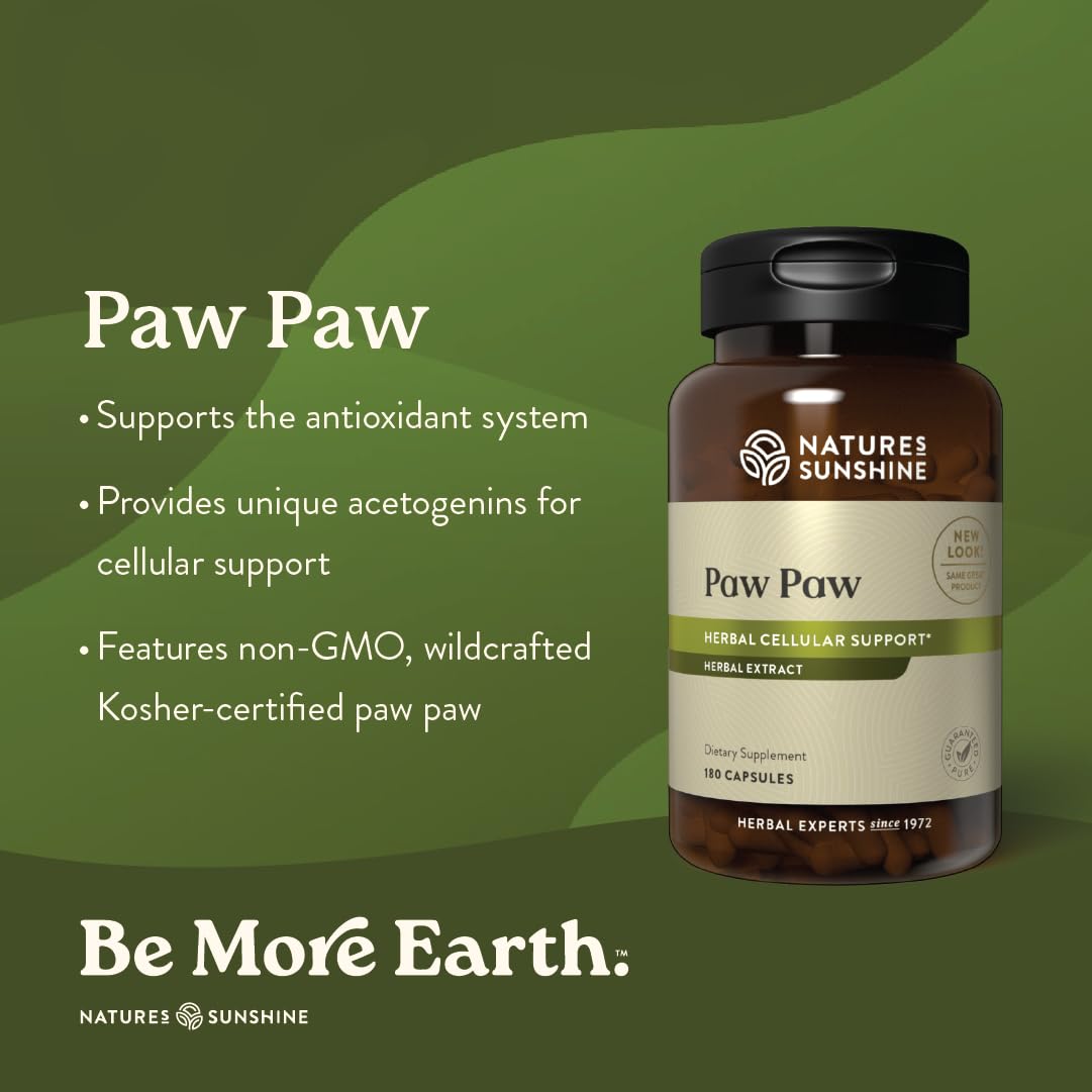 Nature's Sunshine Paw Paw Cell-Reg Capsules 180