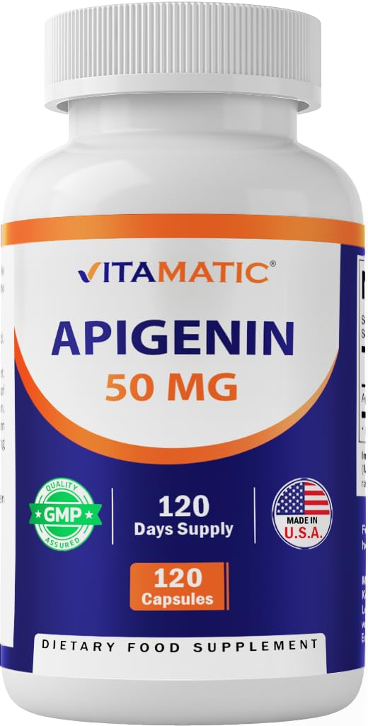Vitamatic Apigenin 50mg Capsules 240 Count