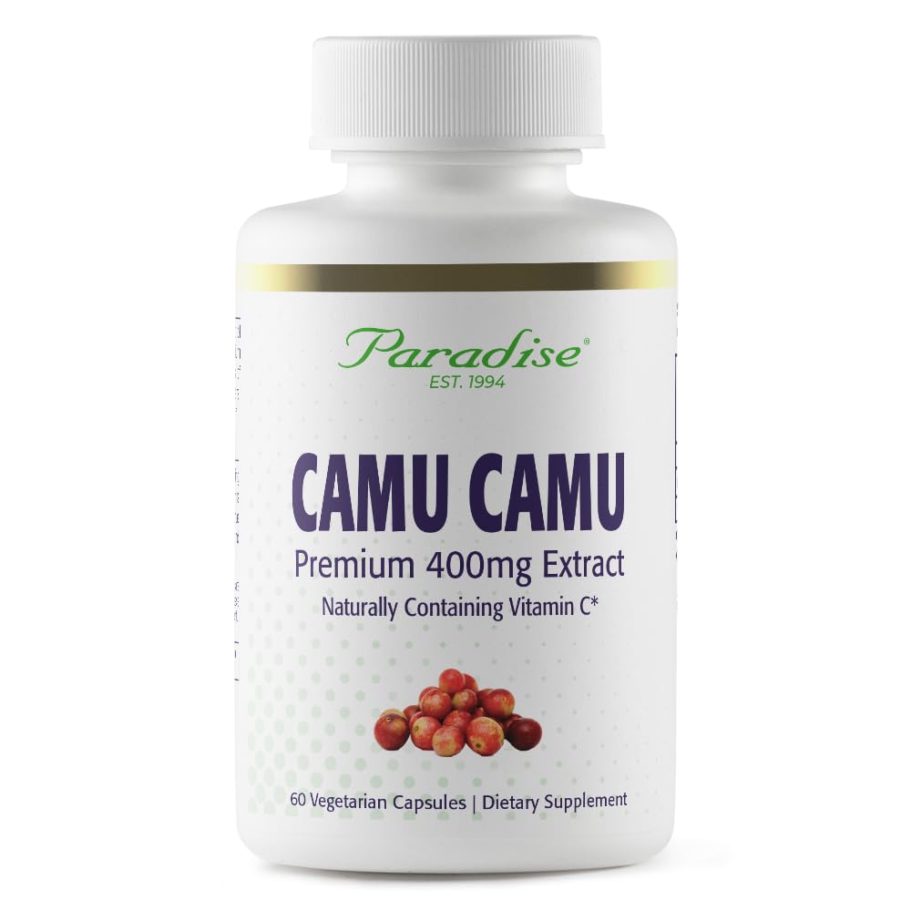 Paradise Herbs Camu Camu Extract 400 mg 60 Capsules