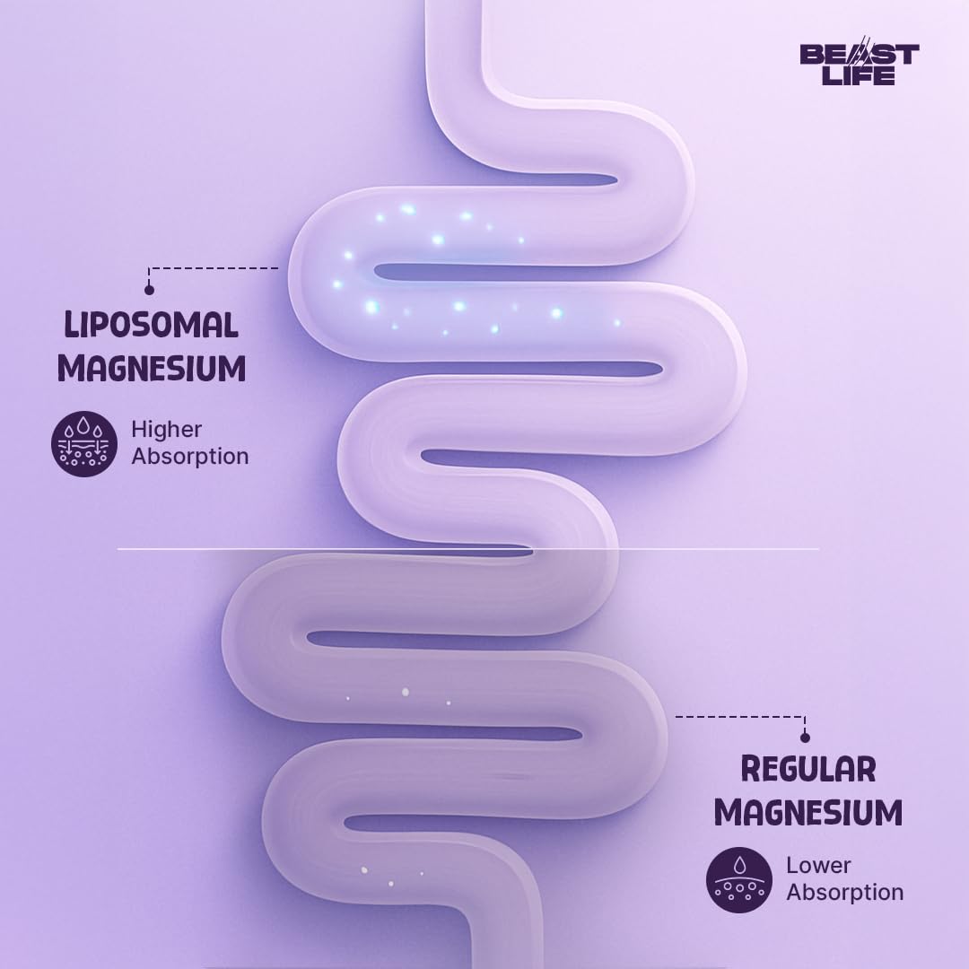 BEASTLIFE Triple Liposomal Magnesium 60 Capsules
