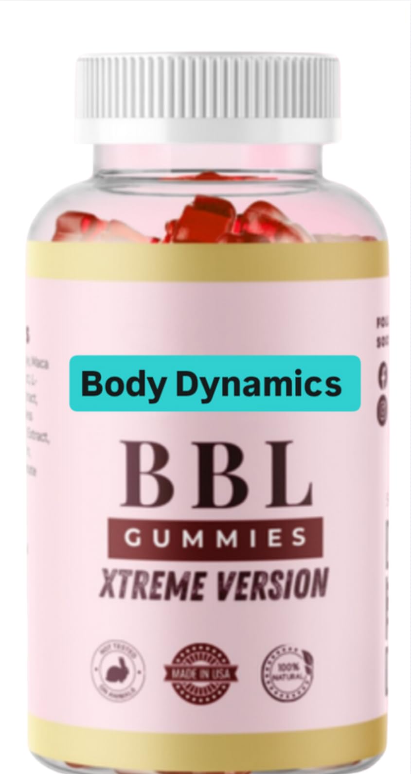 Generic Body Dynamics BBL Gummies Gummy 60 Gummies