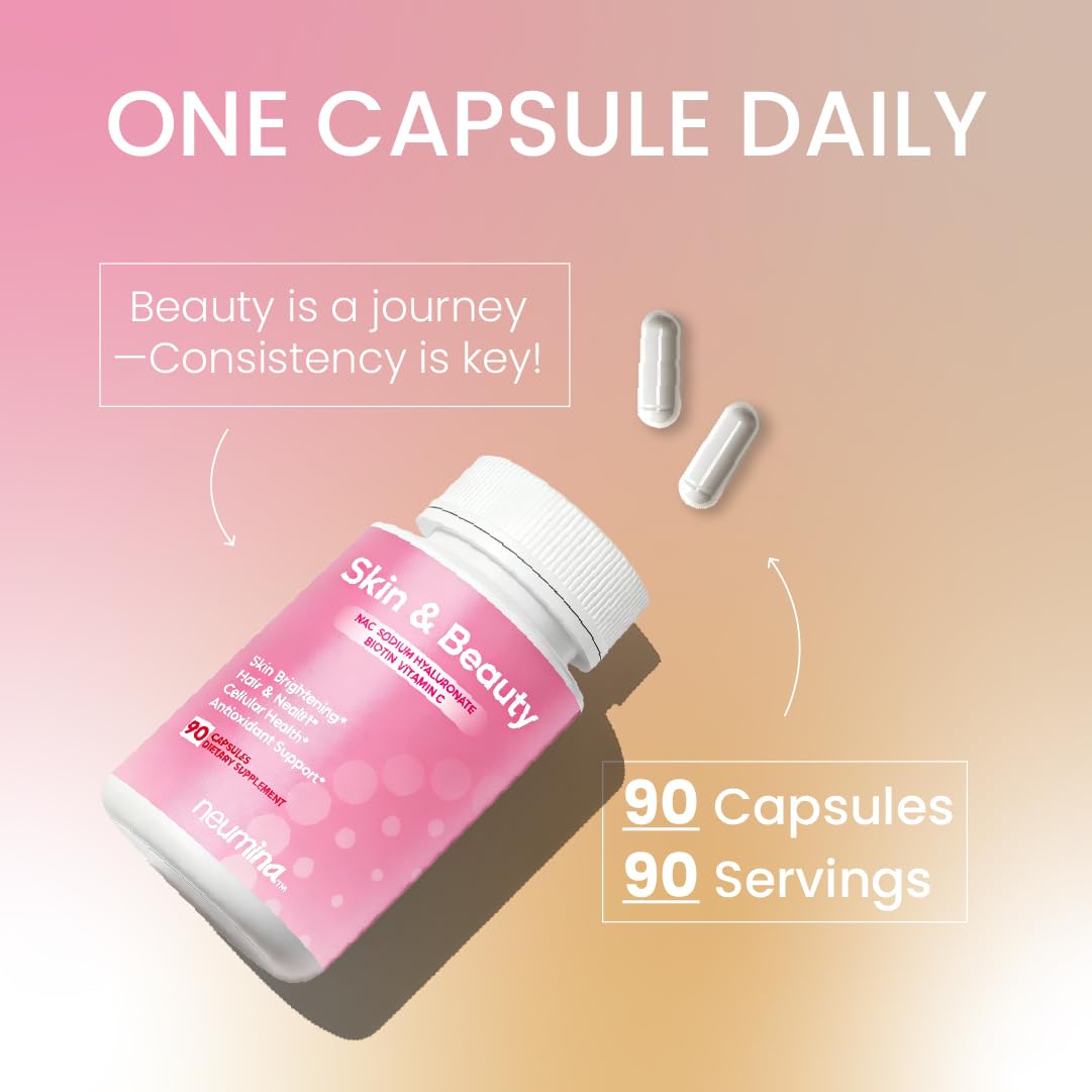 NEUMINA Women Skin Whitening Vitamins Capsule 90 Count