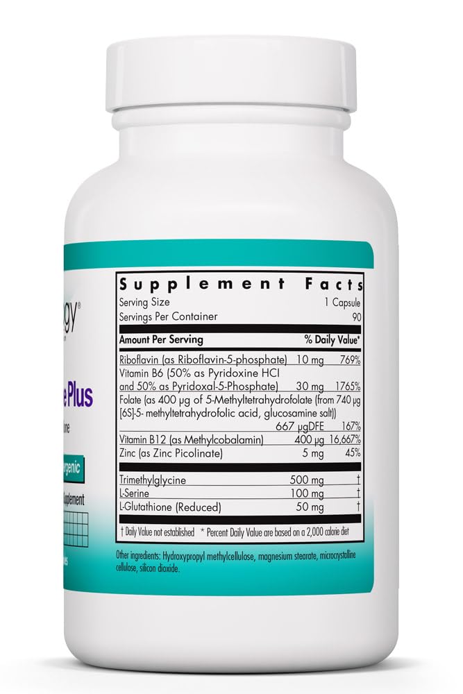 Allergy Research Group Nutricology Homocysteine Plus Capsules 90 Count