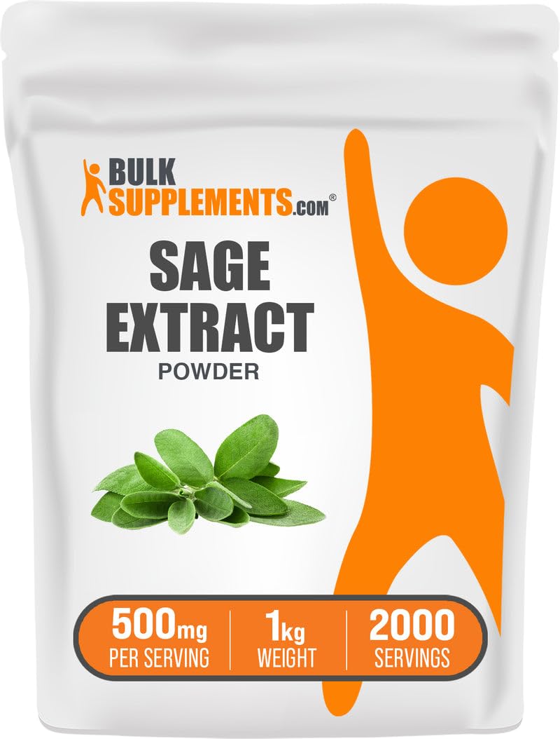 BulkSupplements Sage Extract Powder 35.27 Ounce