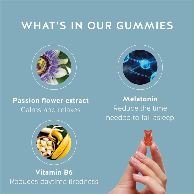 Bears with Benefits Vegan Melatonin 5mg Gummies, 60 Gummies