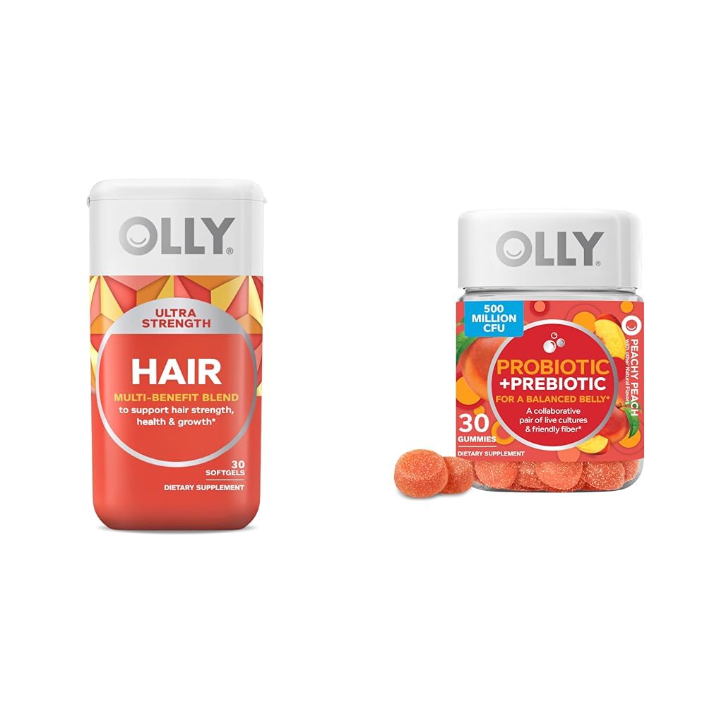 OLLY Ultra Strength Hair Softgels, 30 Softgels