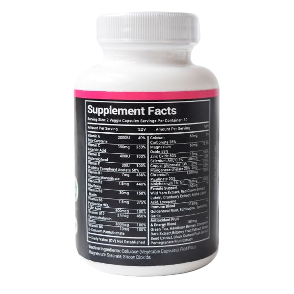 Stellar Labs Low FODMAP Vegan Women's Ultra Multi-Vitamin 60 Capsules