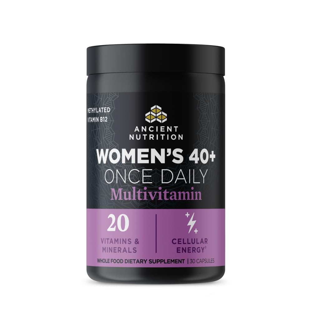 Ancient Nutrition Women's 40+ 1-Day Multivitamin Capsules, 30 Count