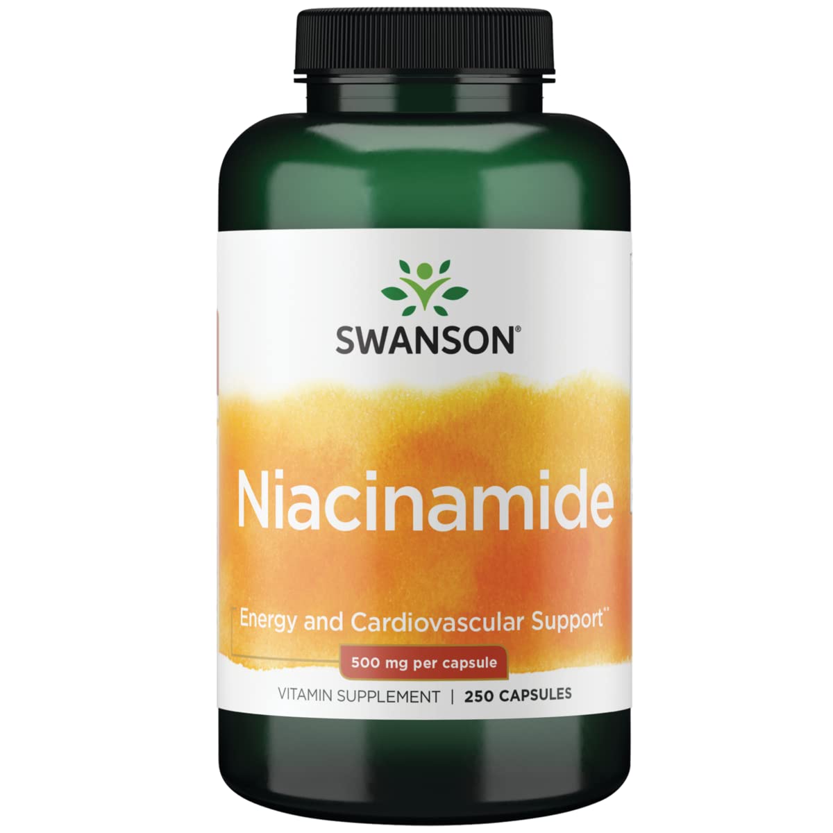 Swanson Niacinamide Carbohydrate Metabolism Joint Health Support 500 Milligrams Capsule 250 Count