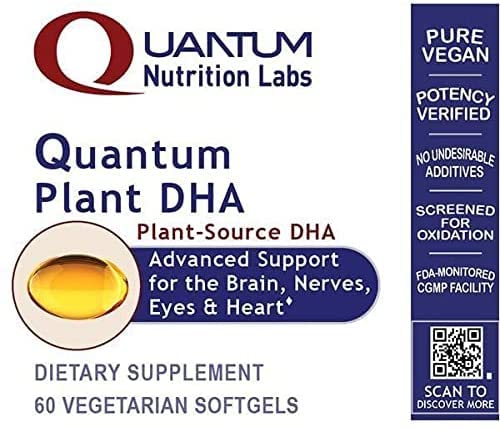 Quantum Nutrition Plant DHA Supplement Capsule, 60 Capsules