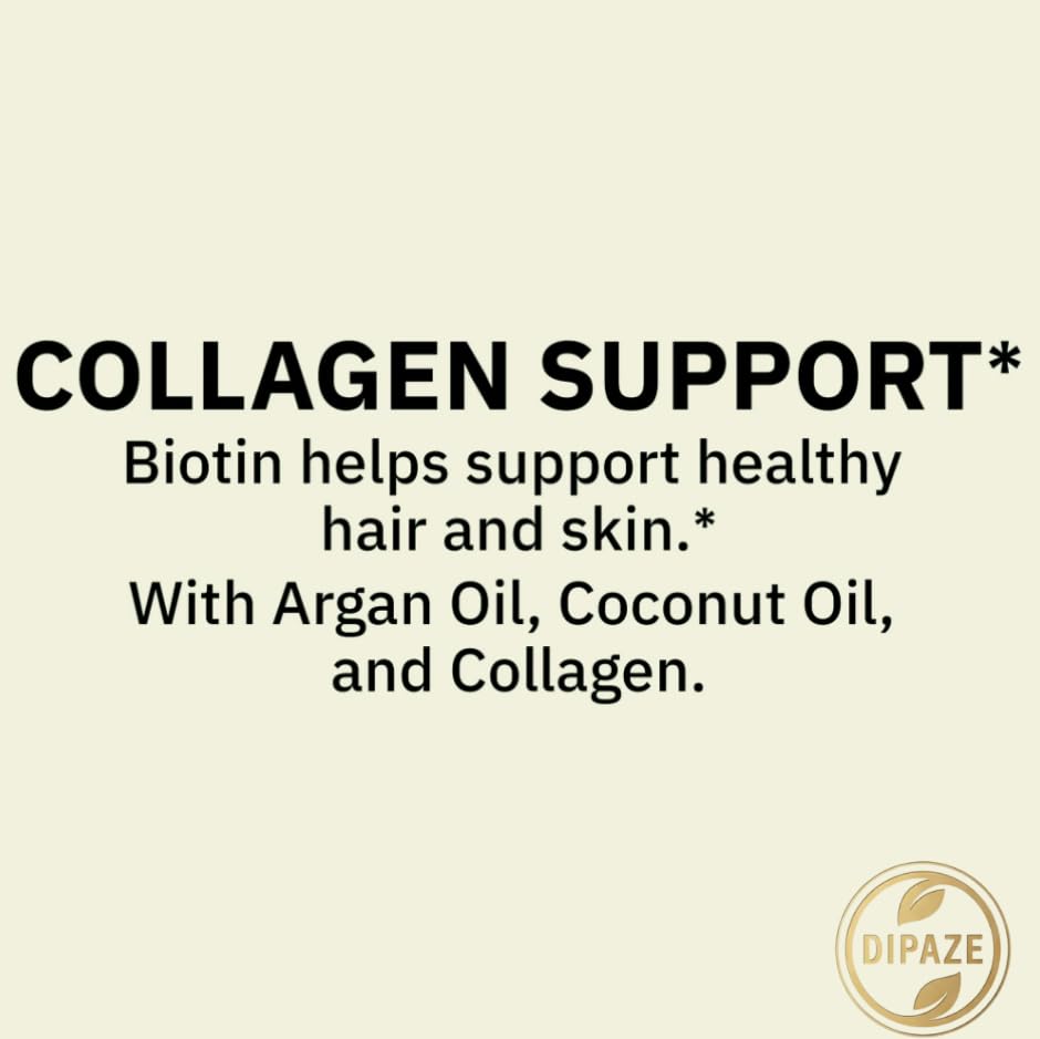 Generic Hair, Skin & Nails Dietary Supplement Biotin 5000 mcg Capsules, 120 Count