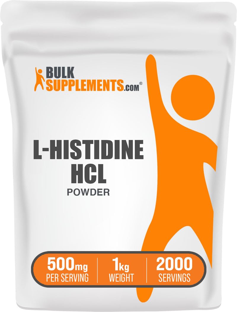 BulkSupplements L-Histidine HCl Powder, 2.2 lb