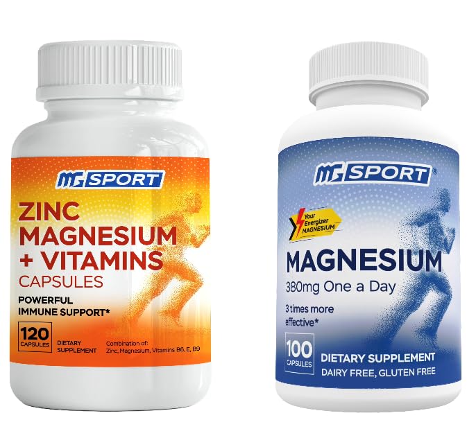 ZMG High Absorption Zinc and Magnesium Capsules 2-Pack