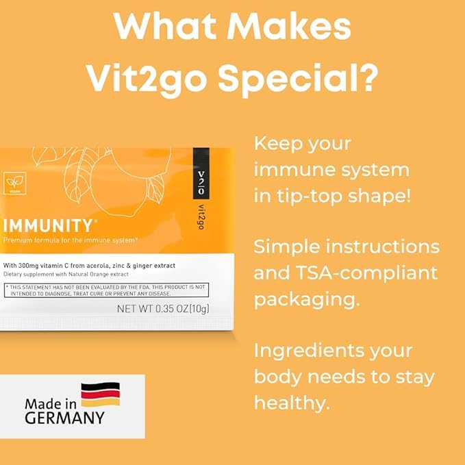 Vit2Go Immunity Booster Powder, 30 Pack