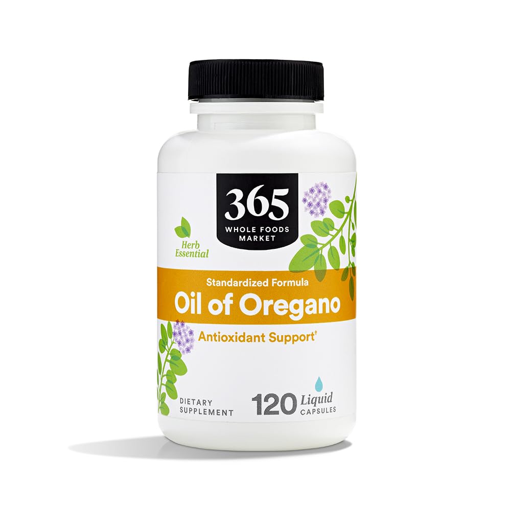 365 by Whole Foods Market Oil of Oregano Standardized Formula Liquid Capsules 120 Count