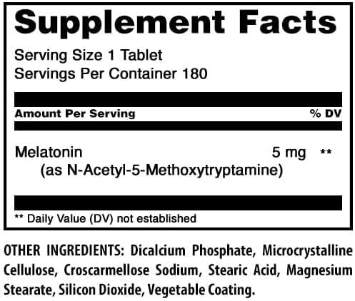 Amazing Nutrition Melatonin 5 mg Tablets 540 Count
