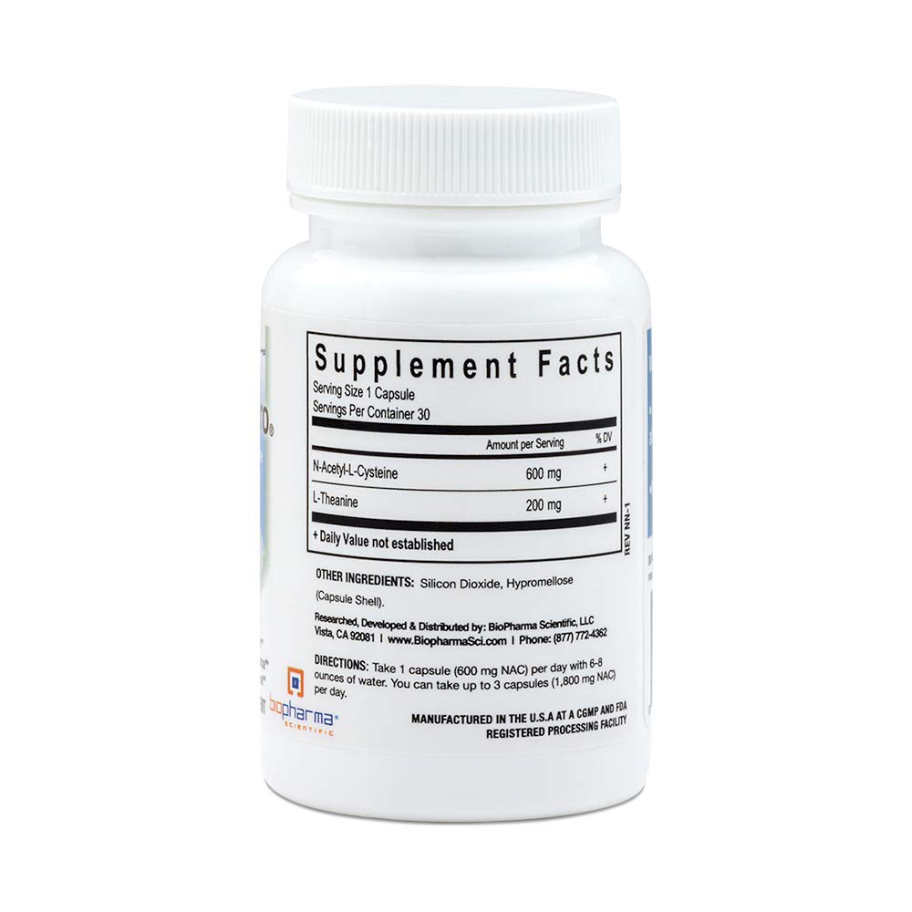 Biopharma Scientific NanoNeuro Brain Supplement Memory & Focus Support Capsule, 30 Count