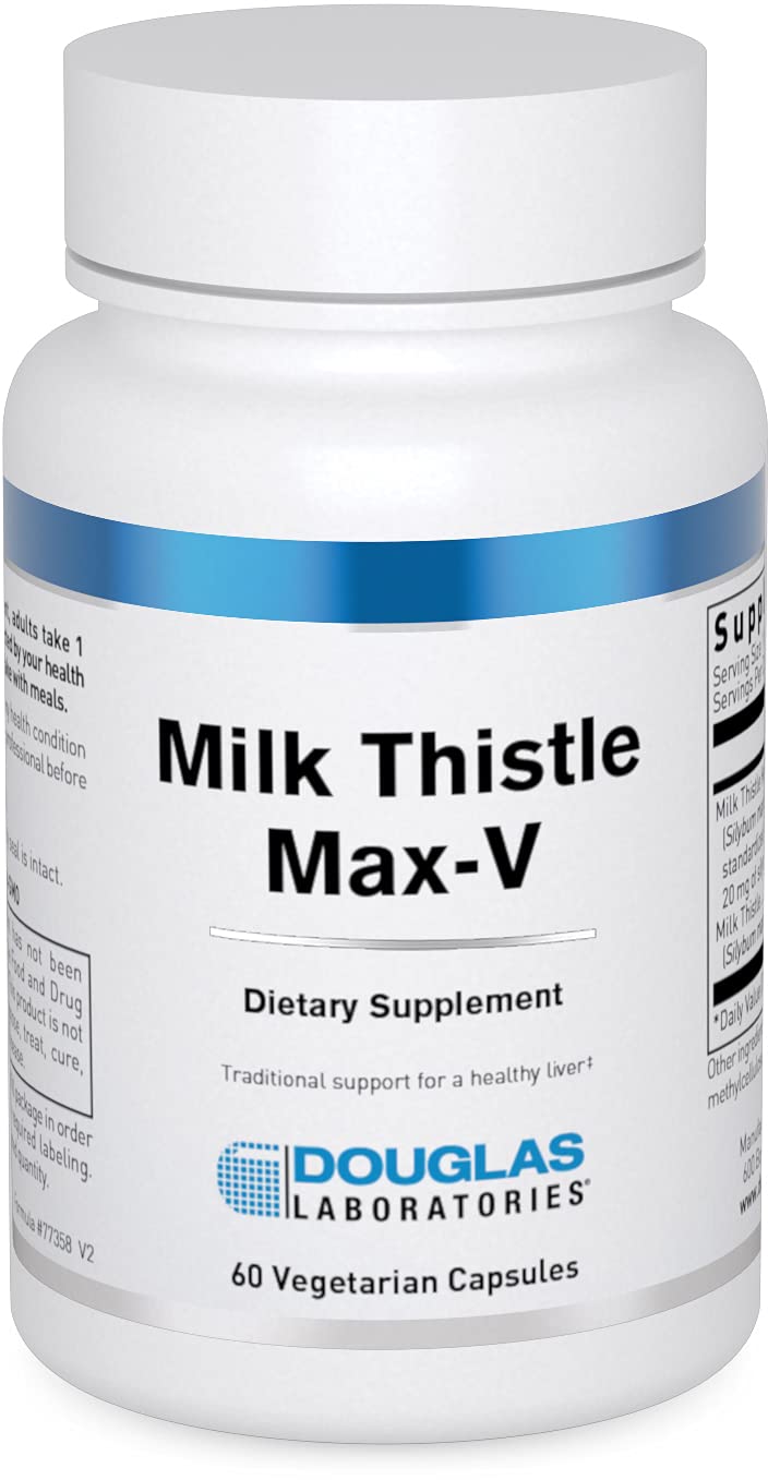 Douglas Laboratories Milk Thistle Max-V Capsules, 60 Count