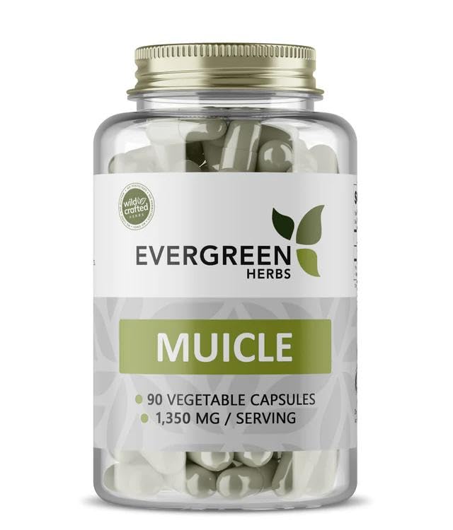 Evergreen Herbs Muicle Capsules (Justicia spicigera) 90 Capsules