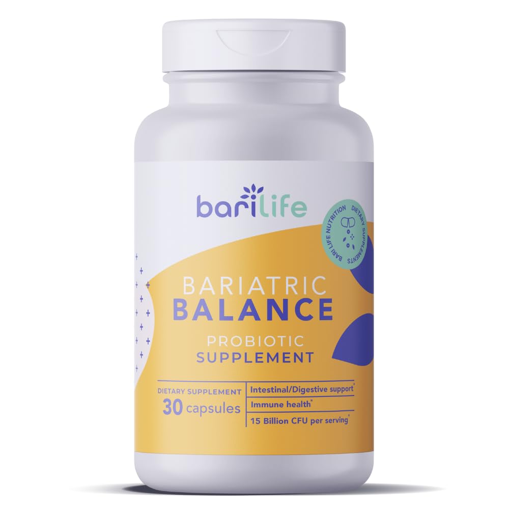 Bari Life Probiotic Supplement, Post-Op Bariatric Probiotics for Digestive Health, Capsule, 1 Count