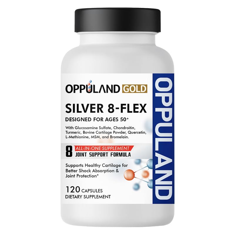 Oppuland Silver 8 Flex Joint Support Capsules, 120 Capsules